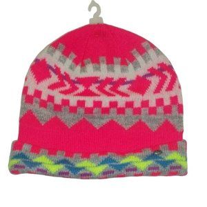 NWT AEO slouchy knit neon toboggan